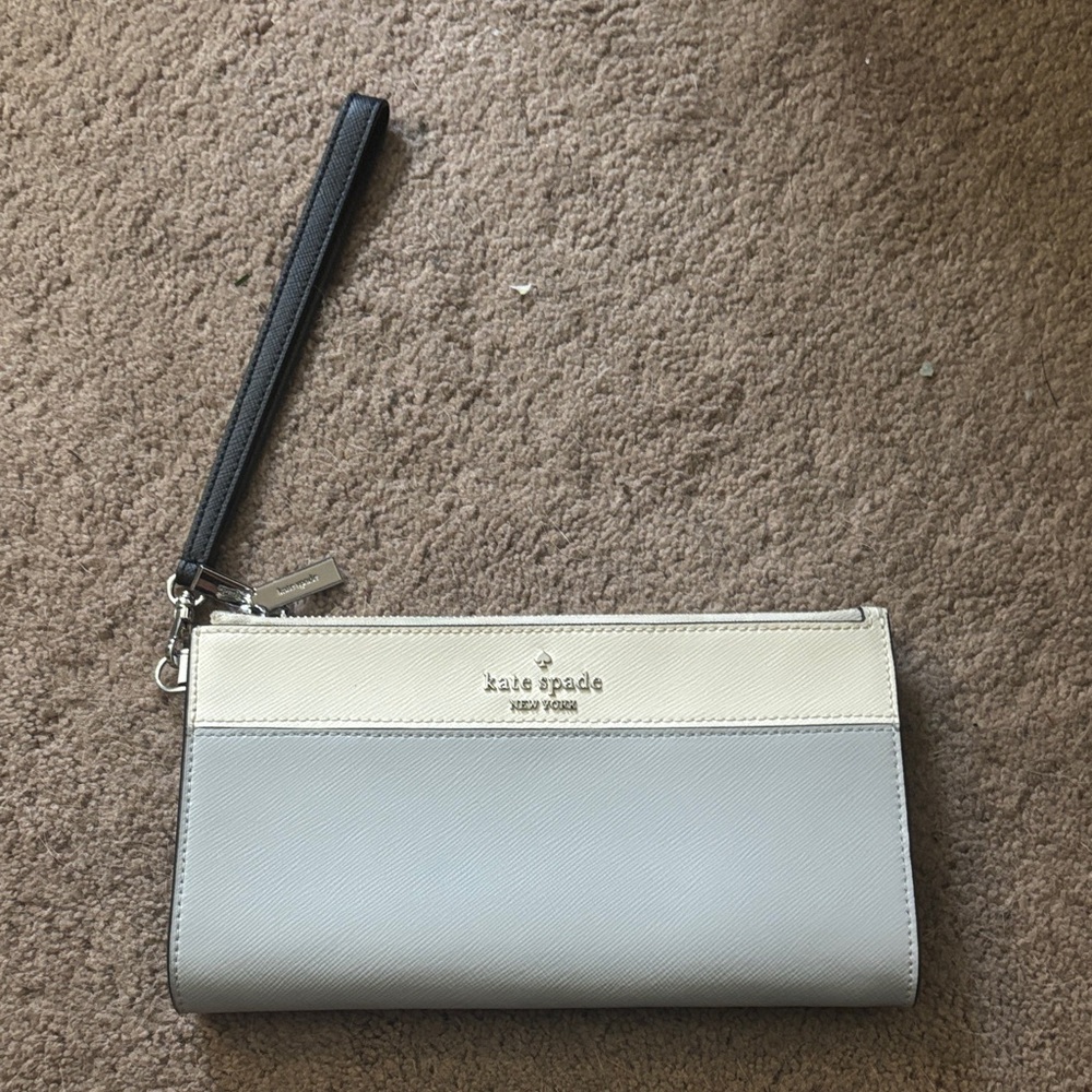 kate spade Two-Tone Leather Wristlet